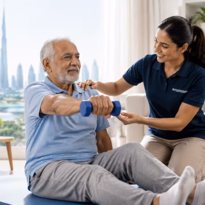 Home Physiotherapy Services in Dubai for Elderly Patients
